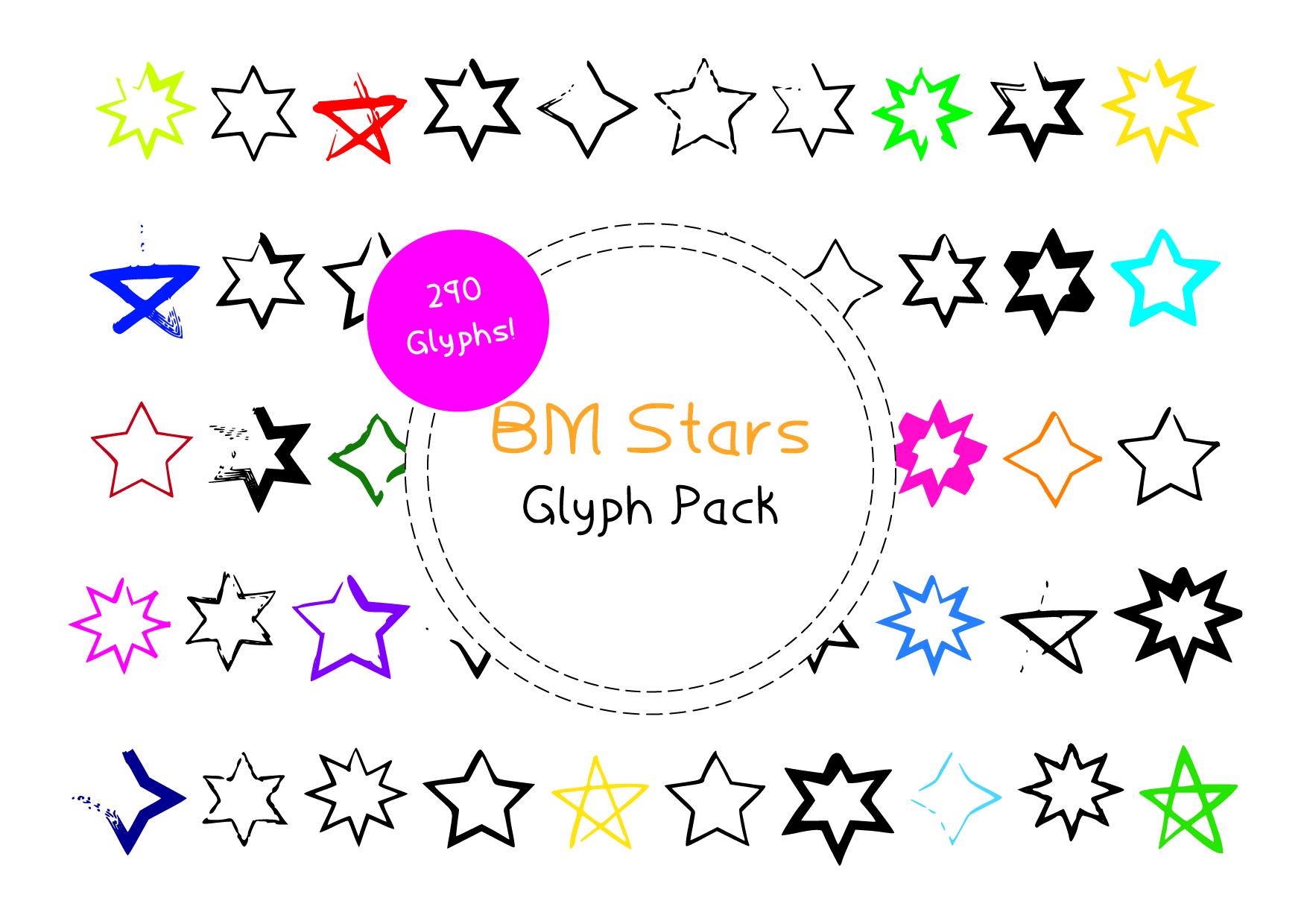 BM Graphics - Stars Font