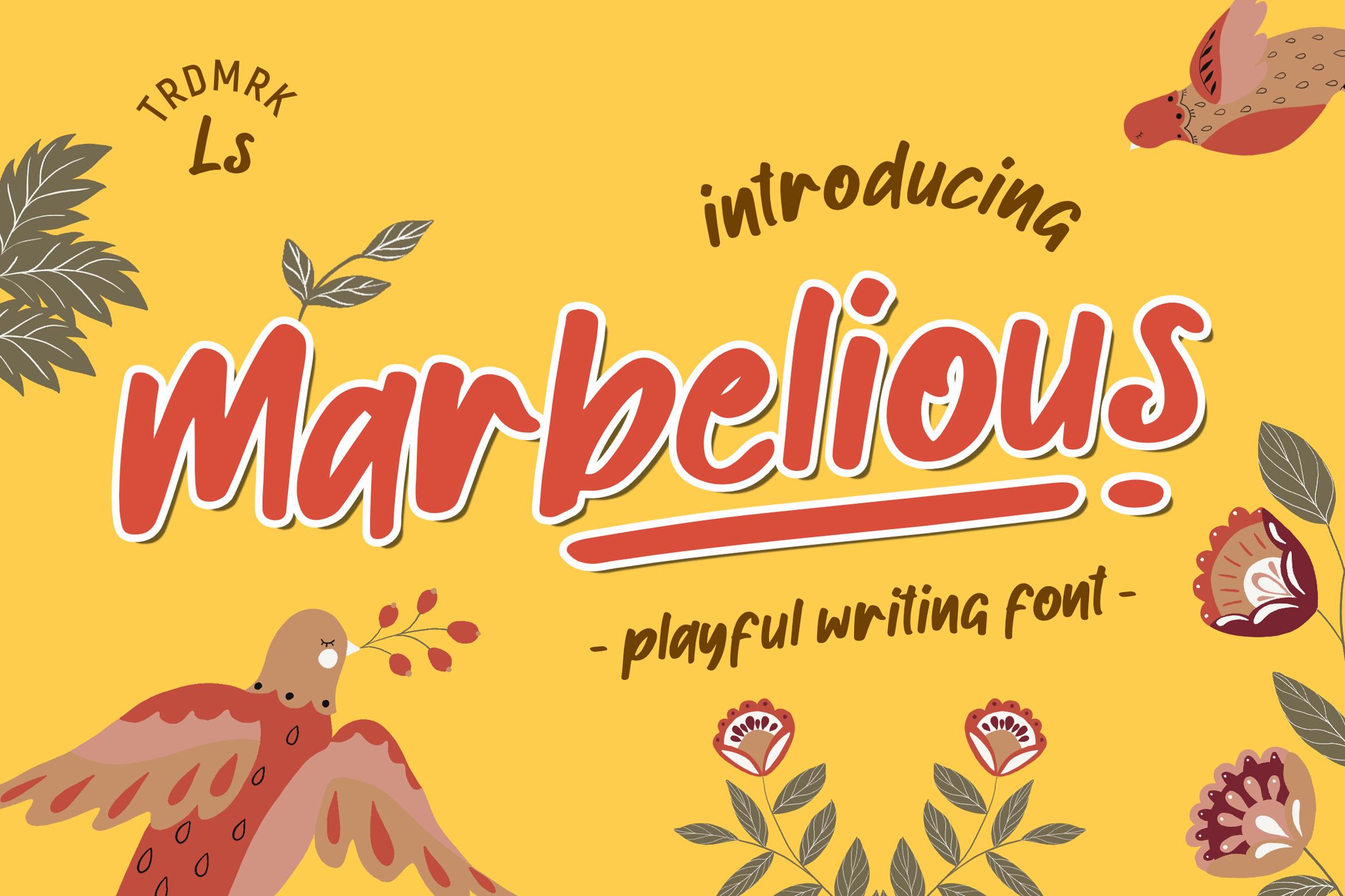 Marbelious Font