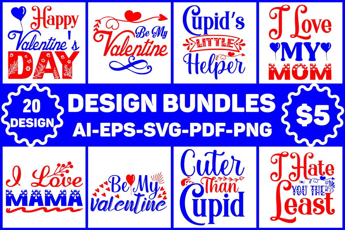 Valentine Day SVG Design Bundle