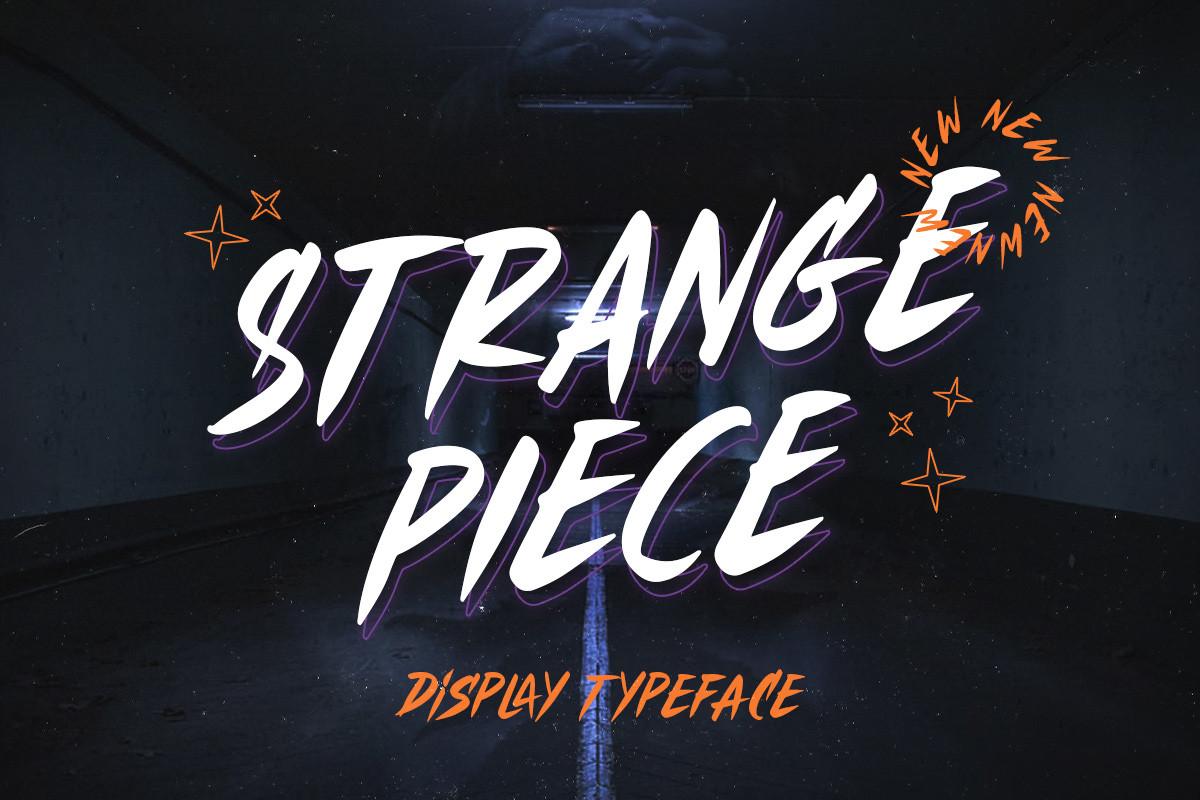 Strange Piece Font