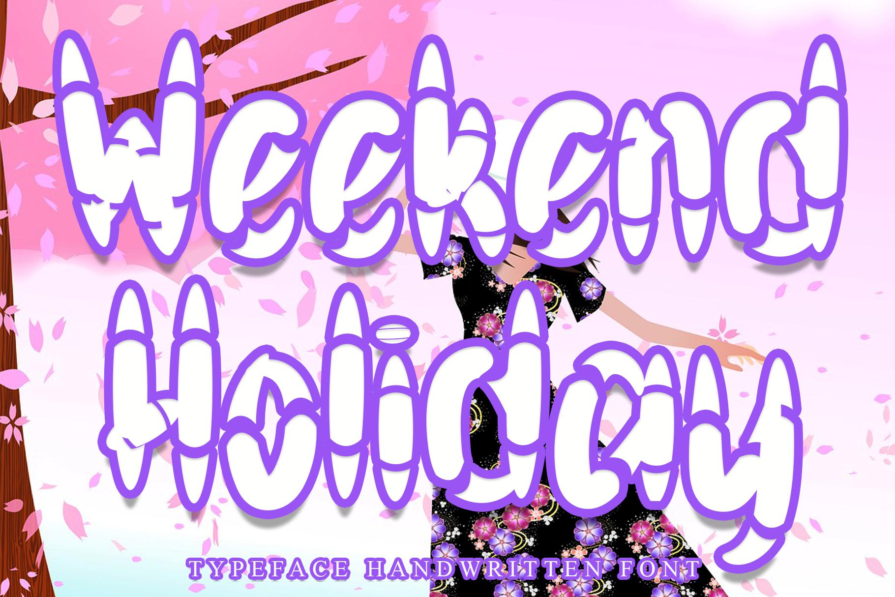 Weekend Holiday Font