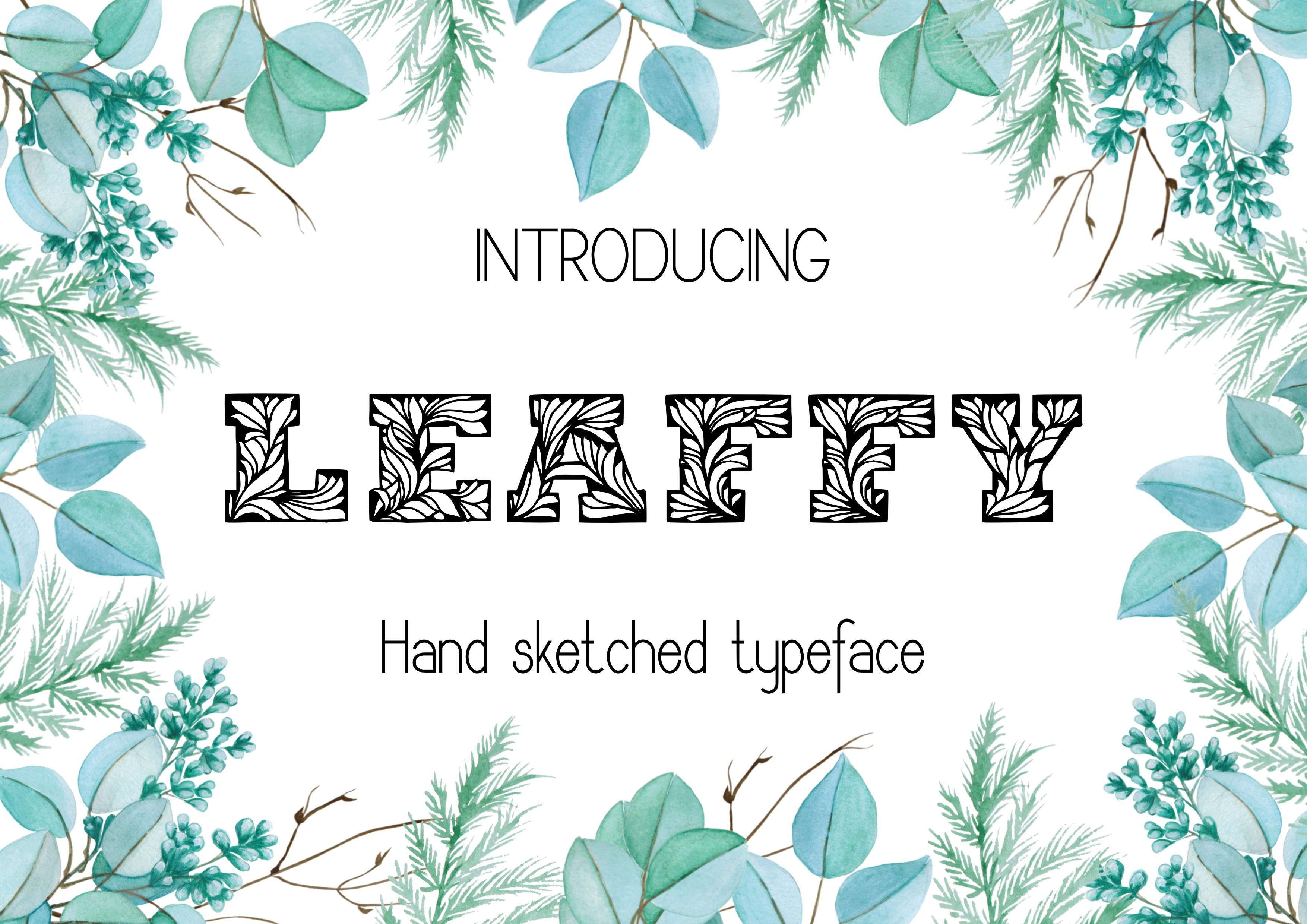 Leaffy Font