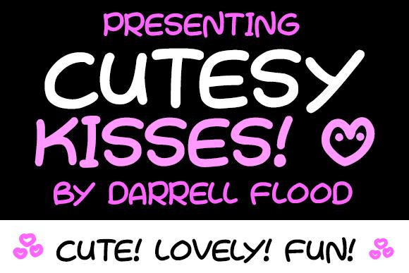 Cutesy Kisses Font
