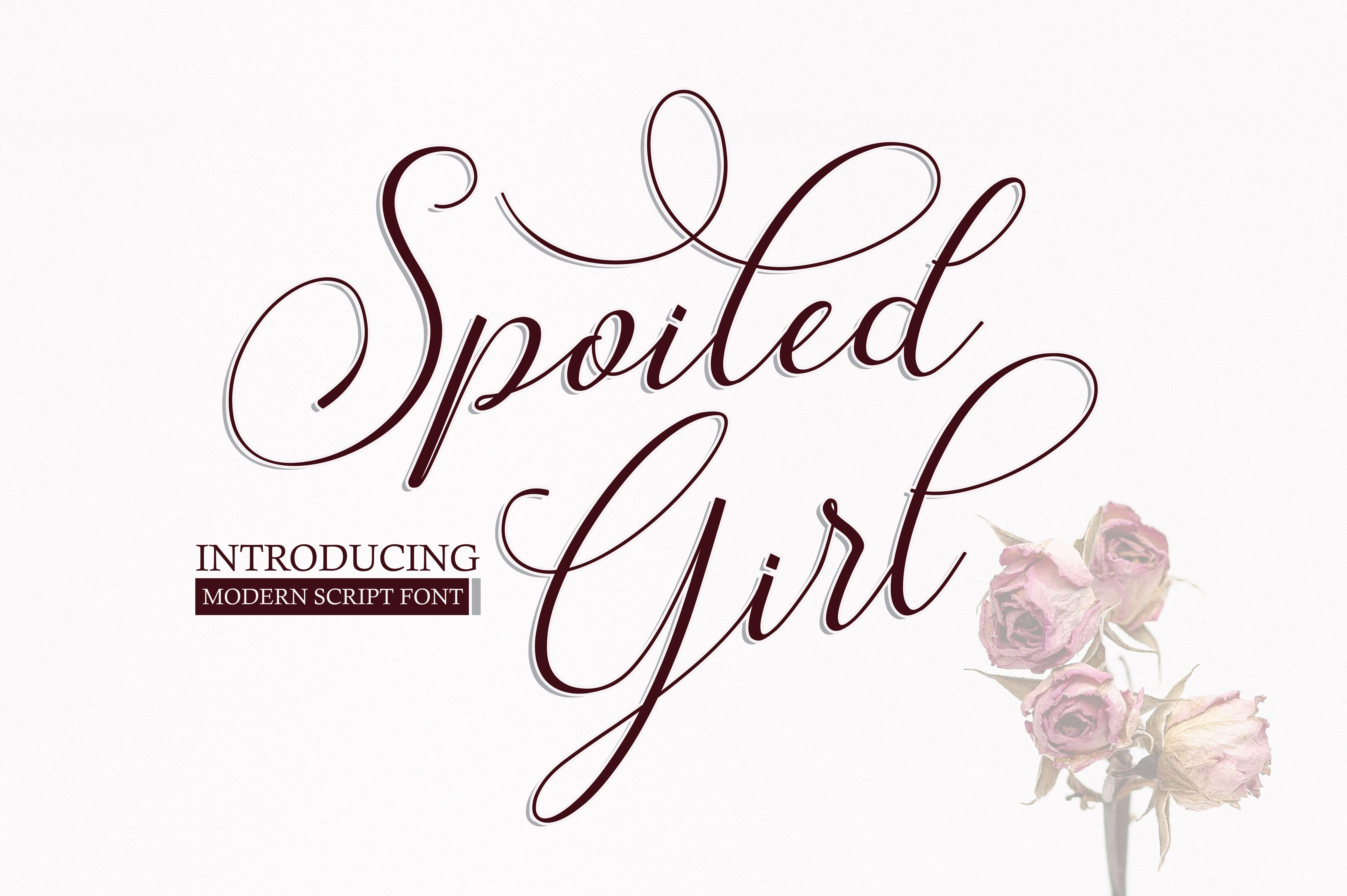 Spoiled Girl Font