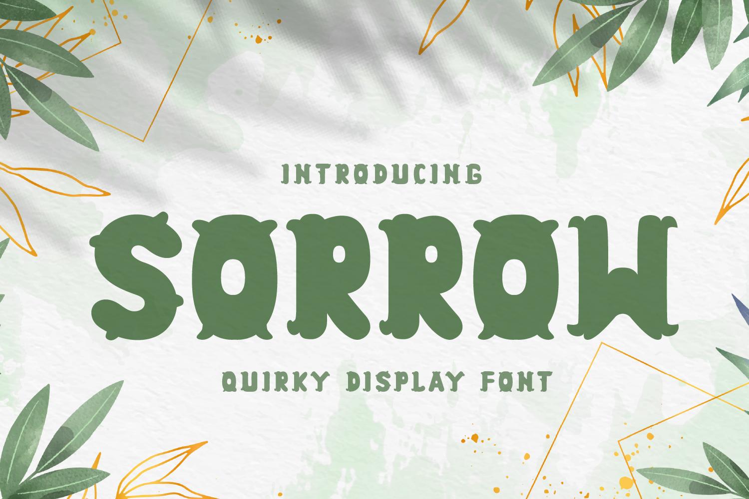 Sorrow Font