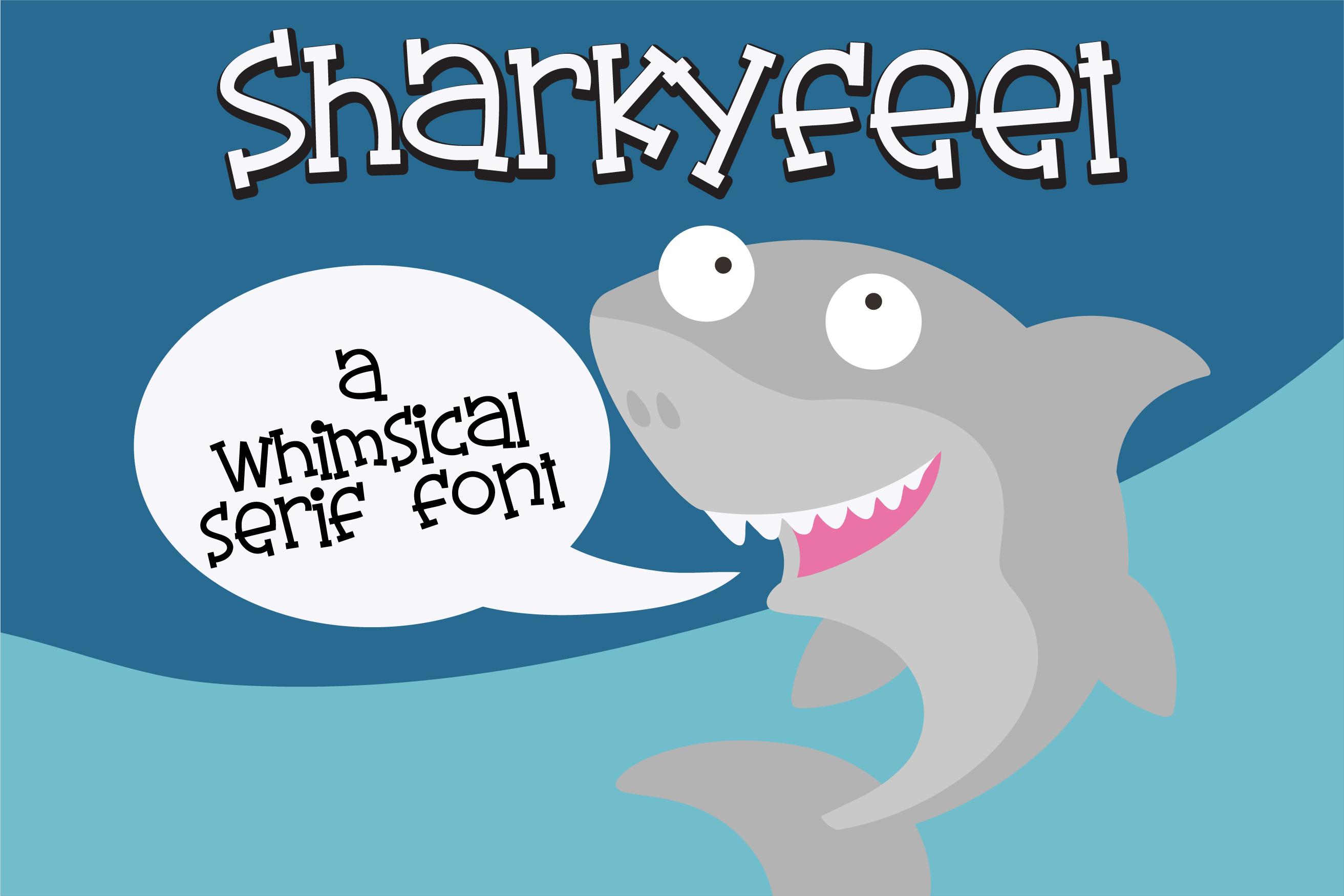 Sharkyfeet Font
