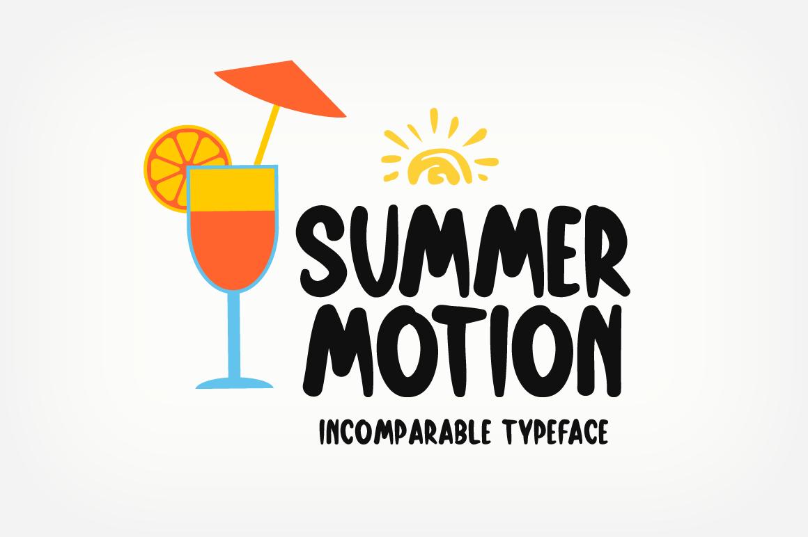 Summer Motion Font