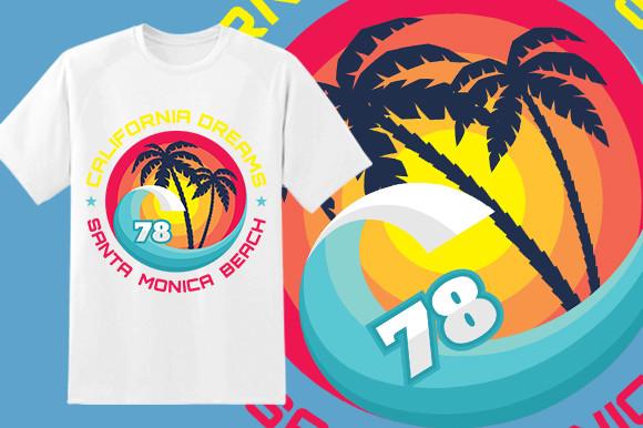 Beach T Shirt Design