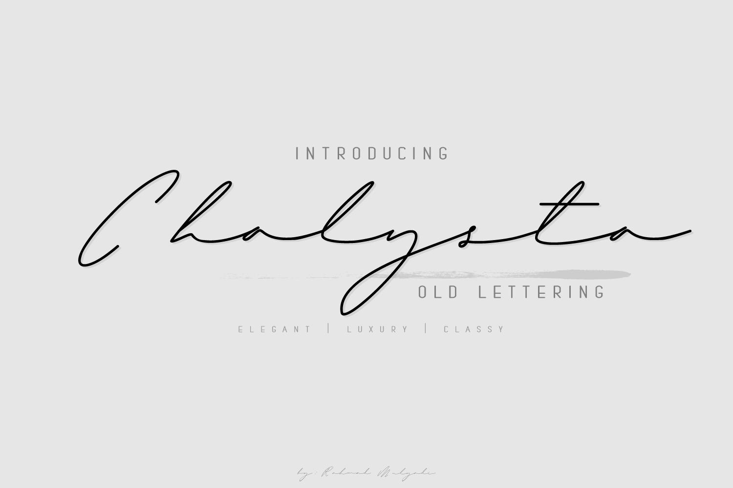 Chalysta Font
