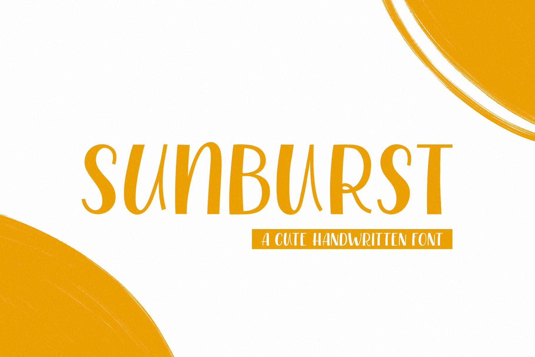 Sunburst Font