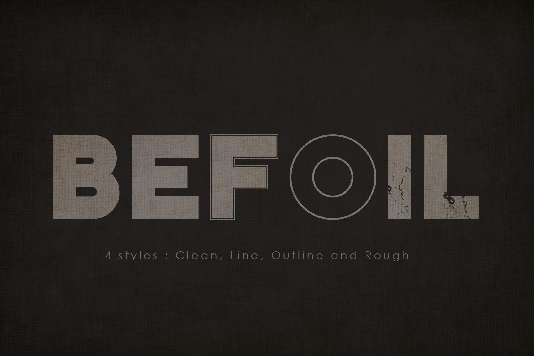 Befoil Font