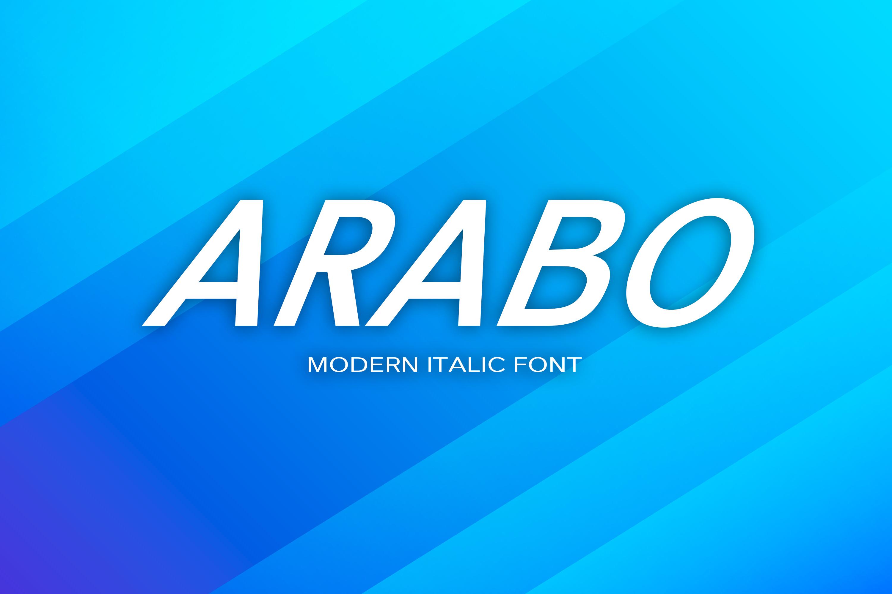Arabo Font
