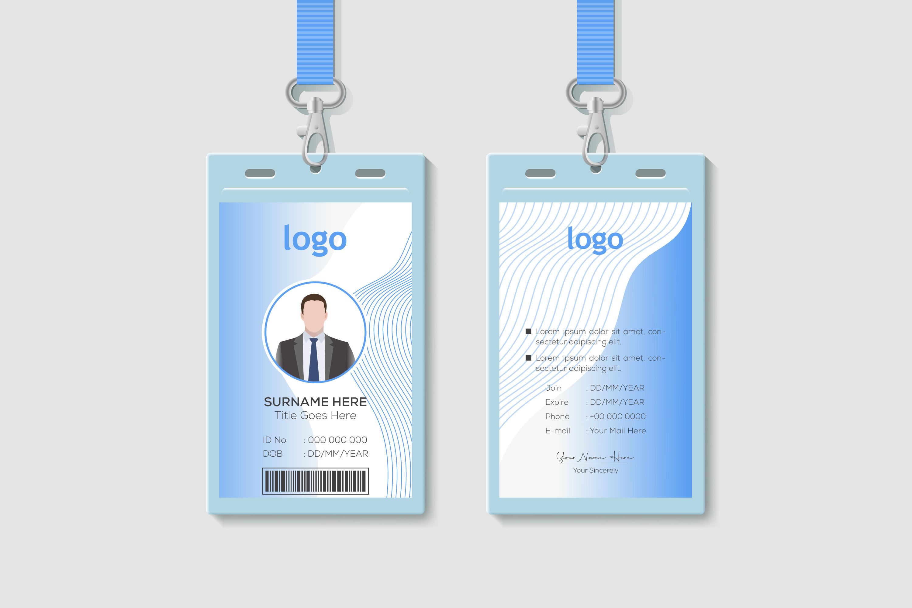 Technology Company Identity Card Design