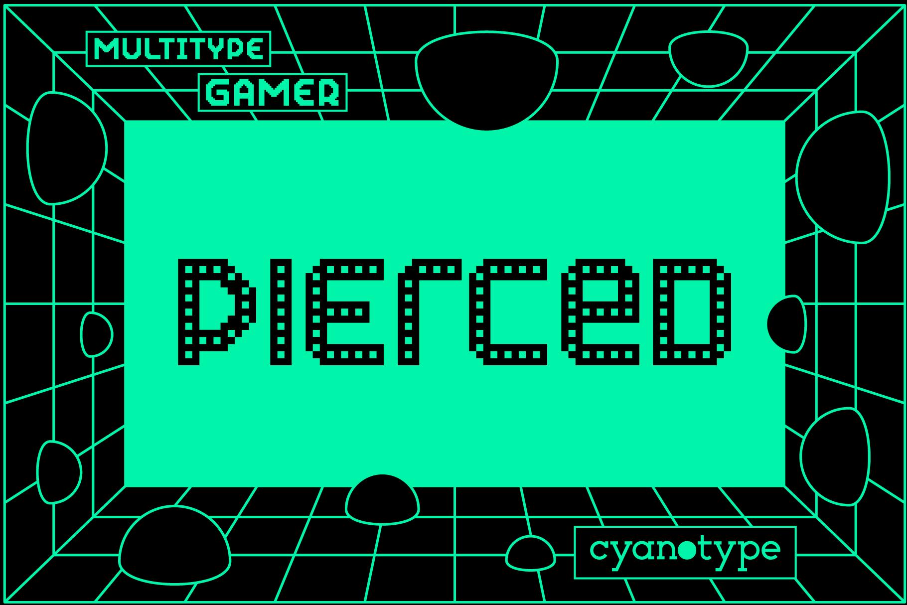Gamer Pierced Font