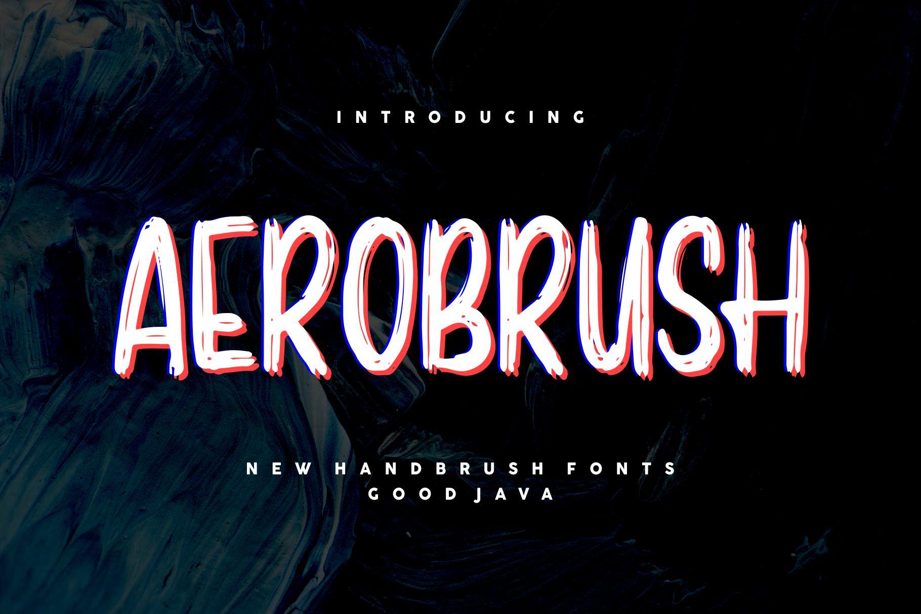 Aerobrush Font