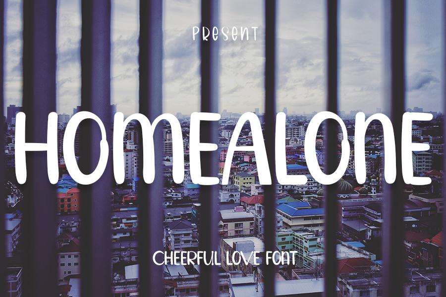 Homealone Font