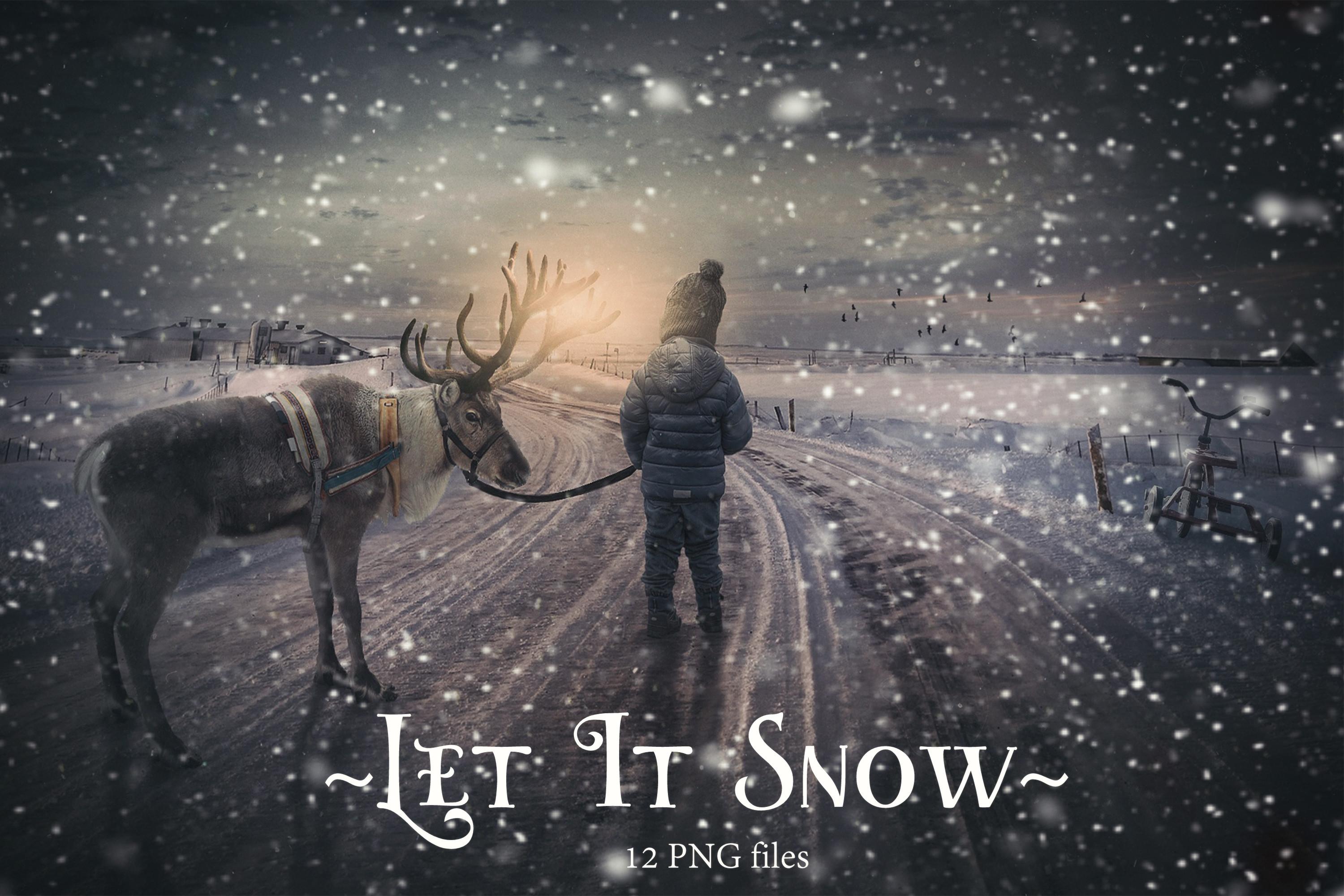 Snow Overlays, Winter Overlays, Snow