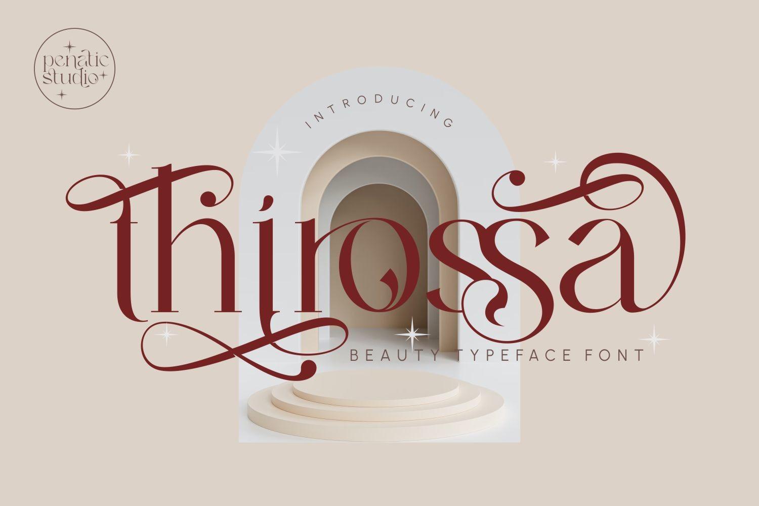 Thirossa Font