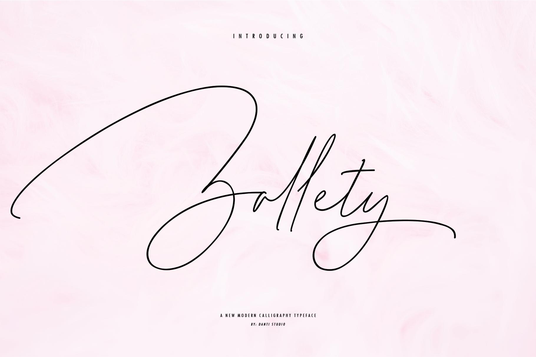 Zallety Signature Font