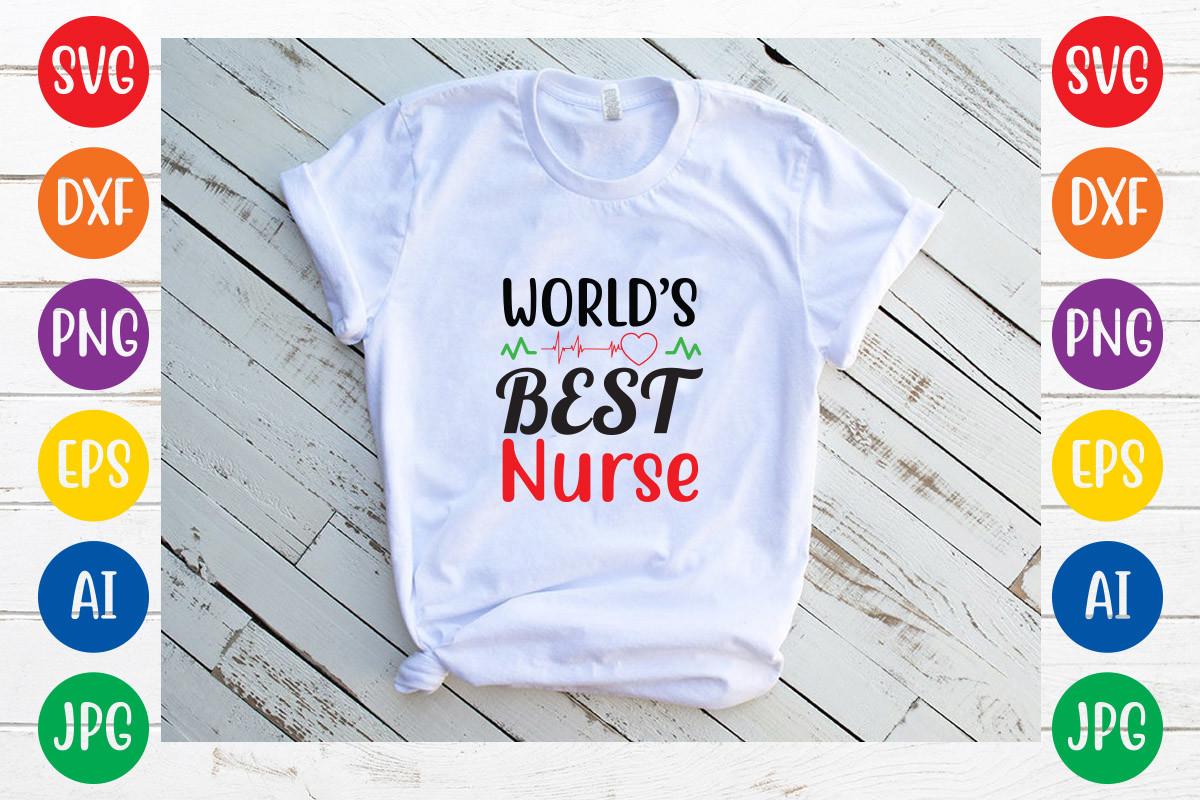 World’s Best Nurse Svg Design