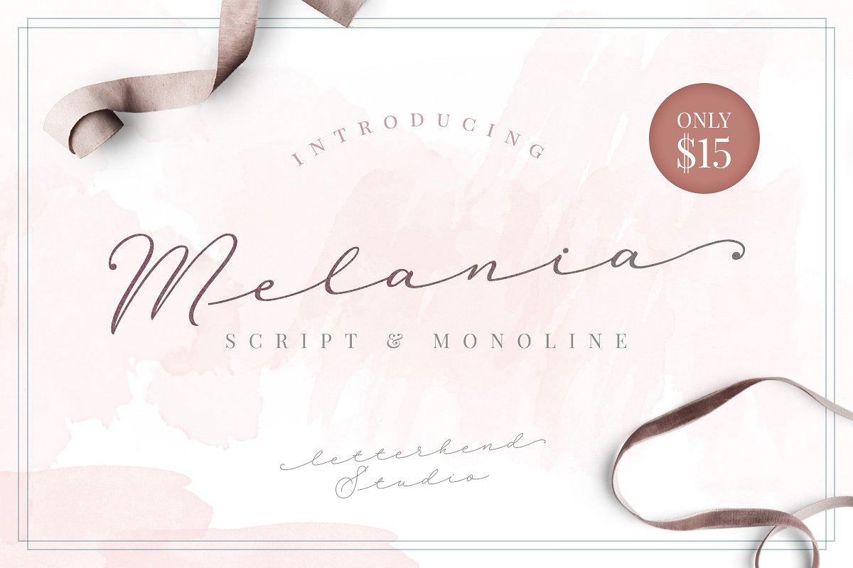 Melania Script Font