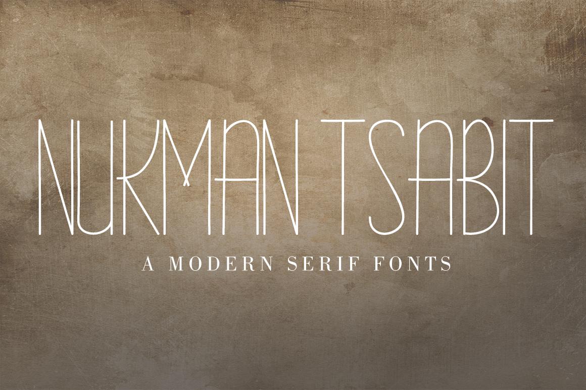 Nukman Tsabit Font