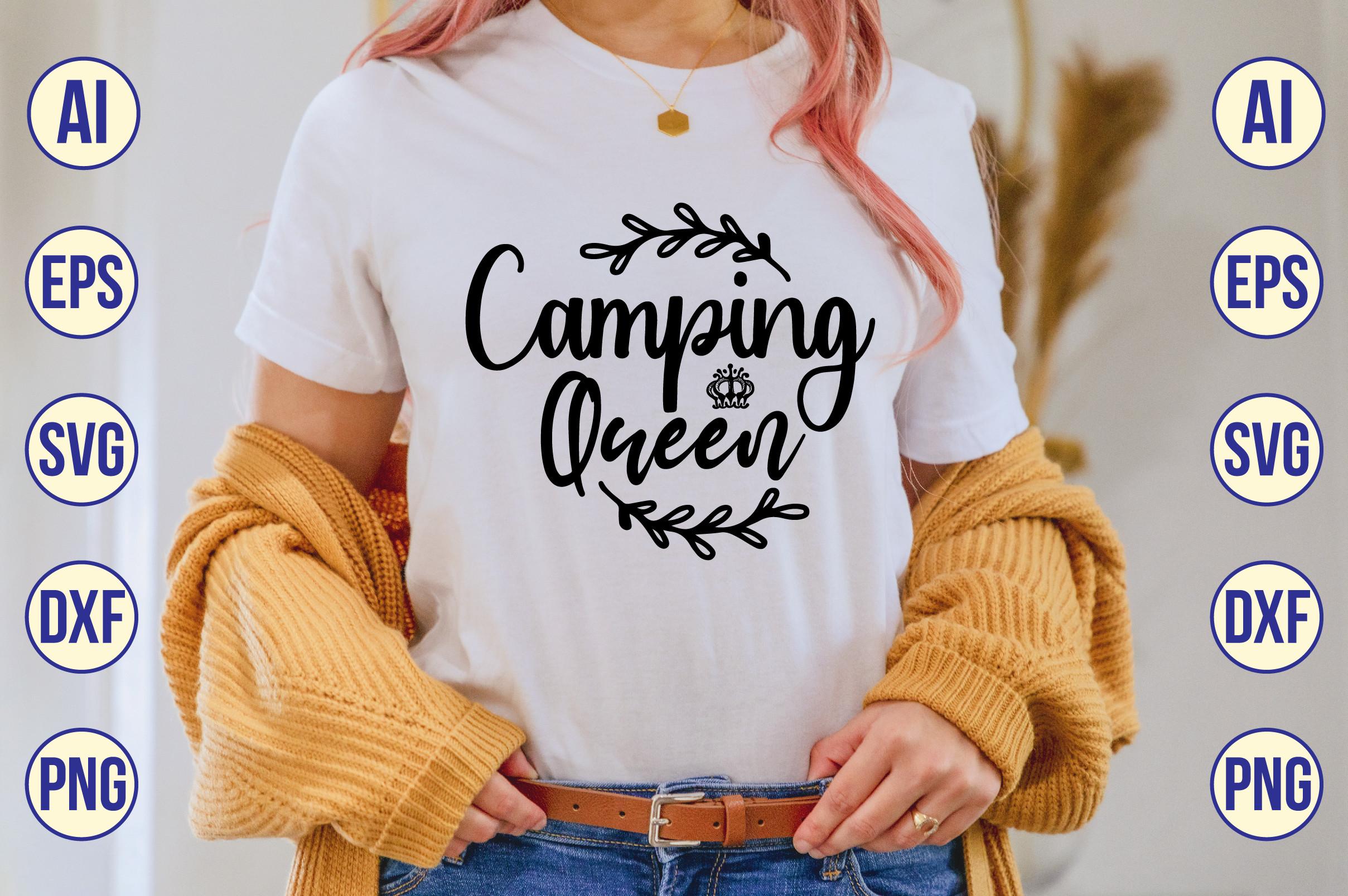 Camping Queen Svg