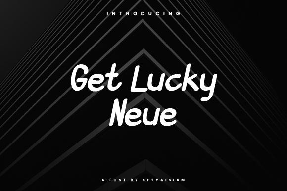 Get Lucky Neue Font