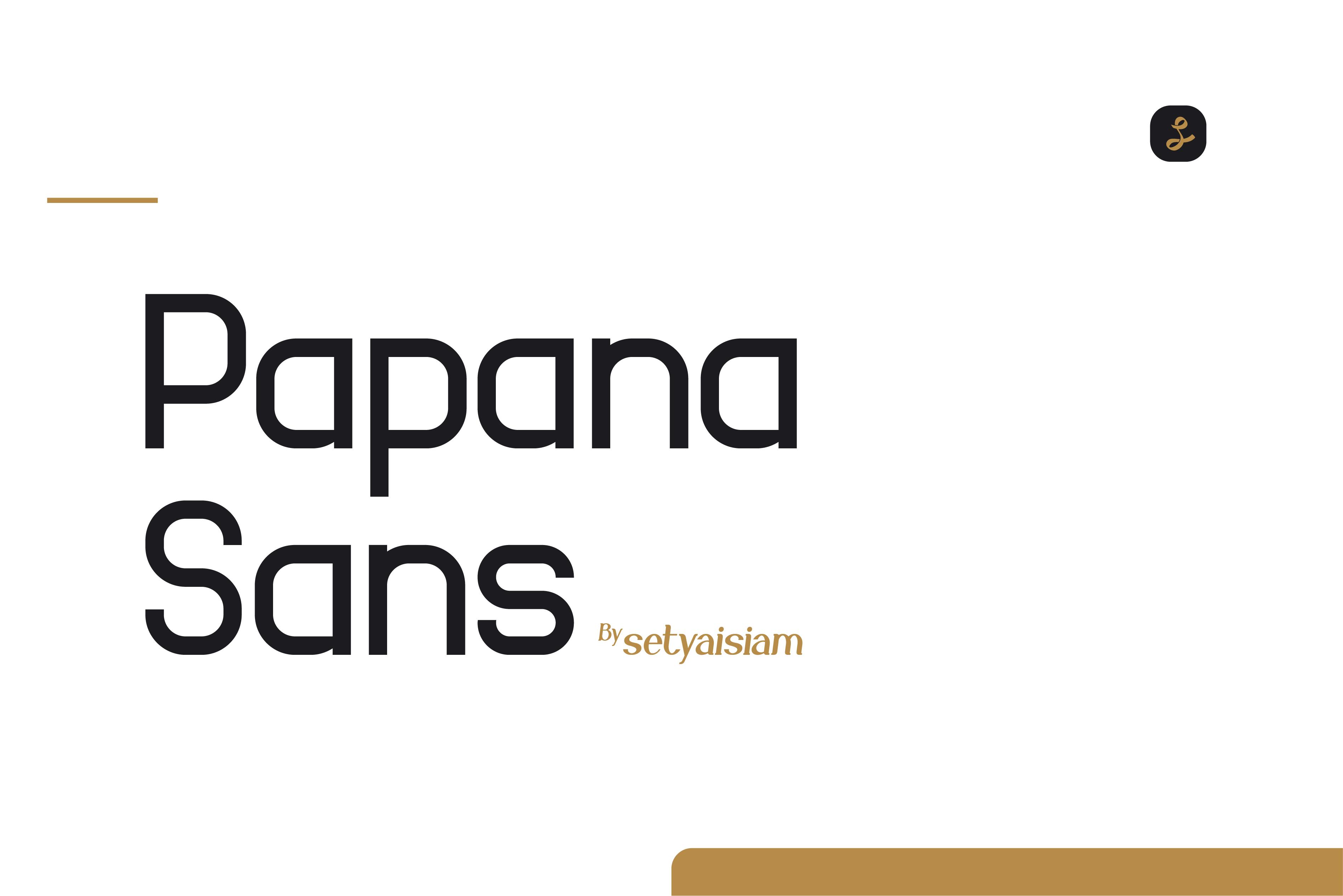 Papana Sans Font
