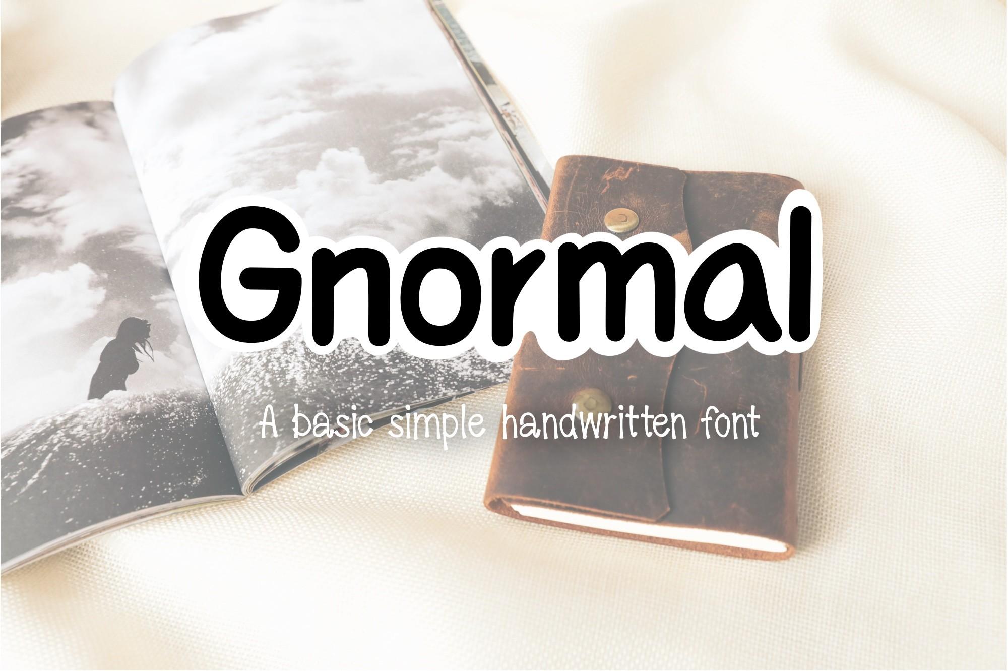 Gnormal Font