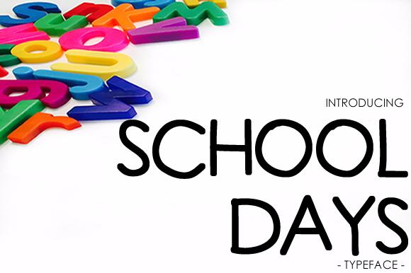 School Days Font