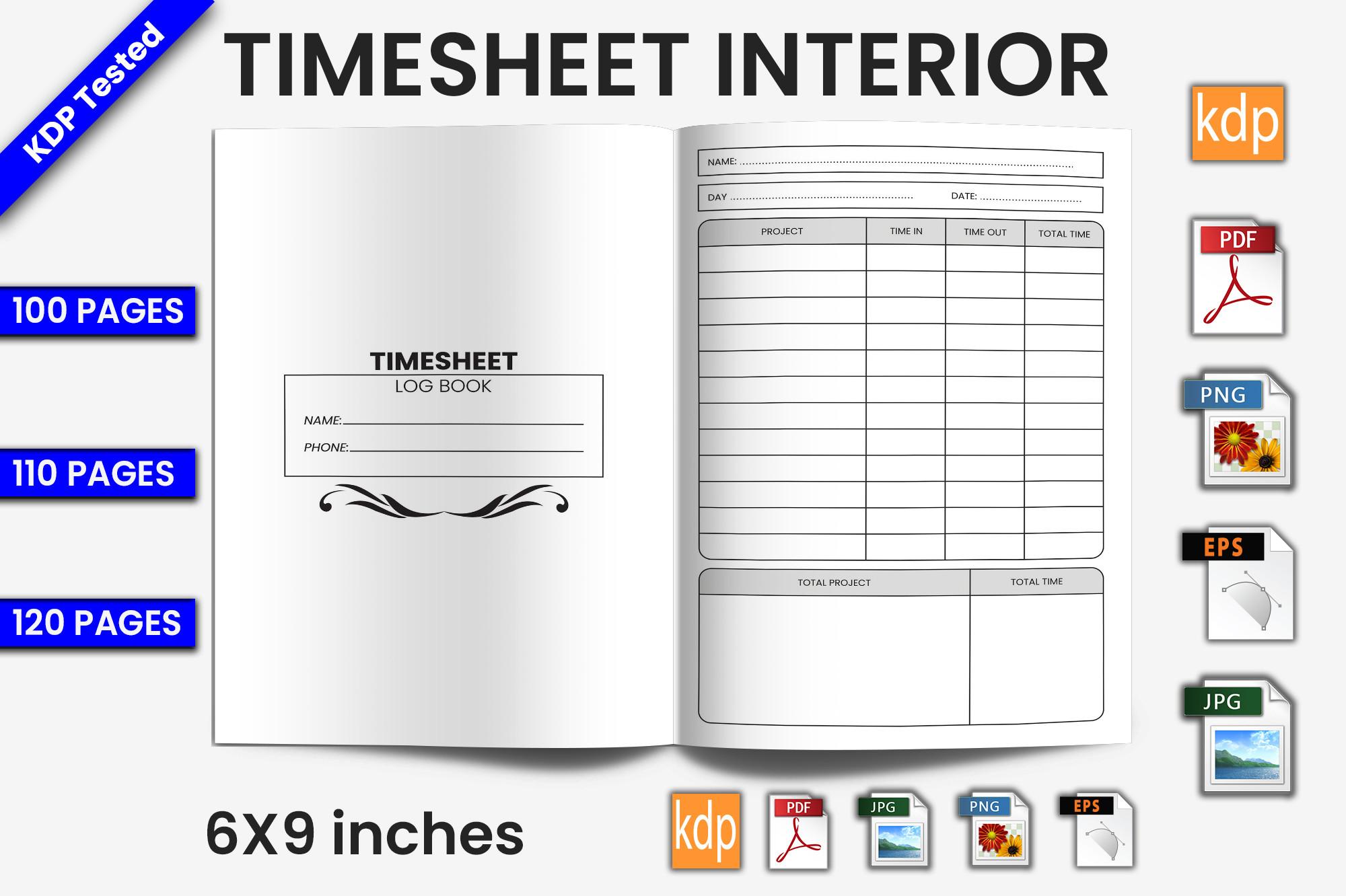 Timesheet Log Book | KDP Interior