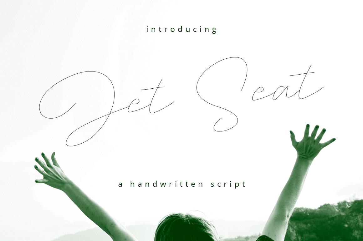 Jet Seat Font