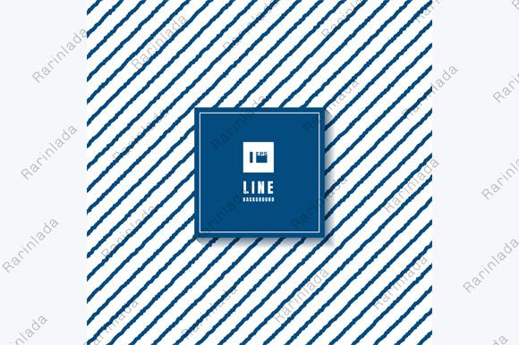 Abstract Blue Rough Drawn Lines Pattern