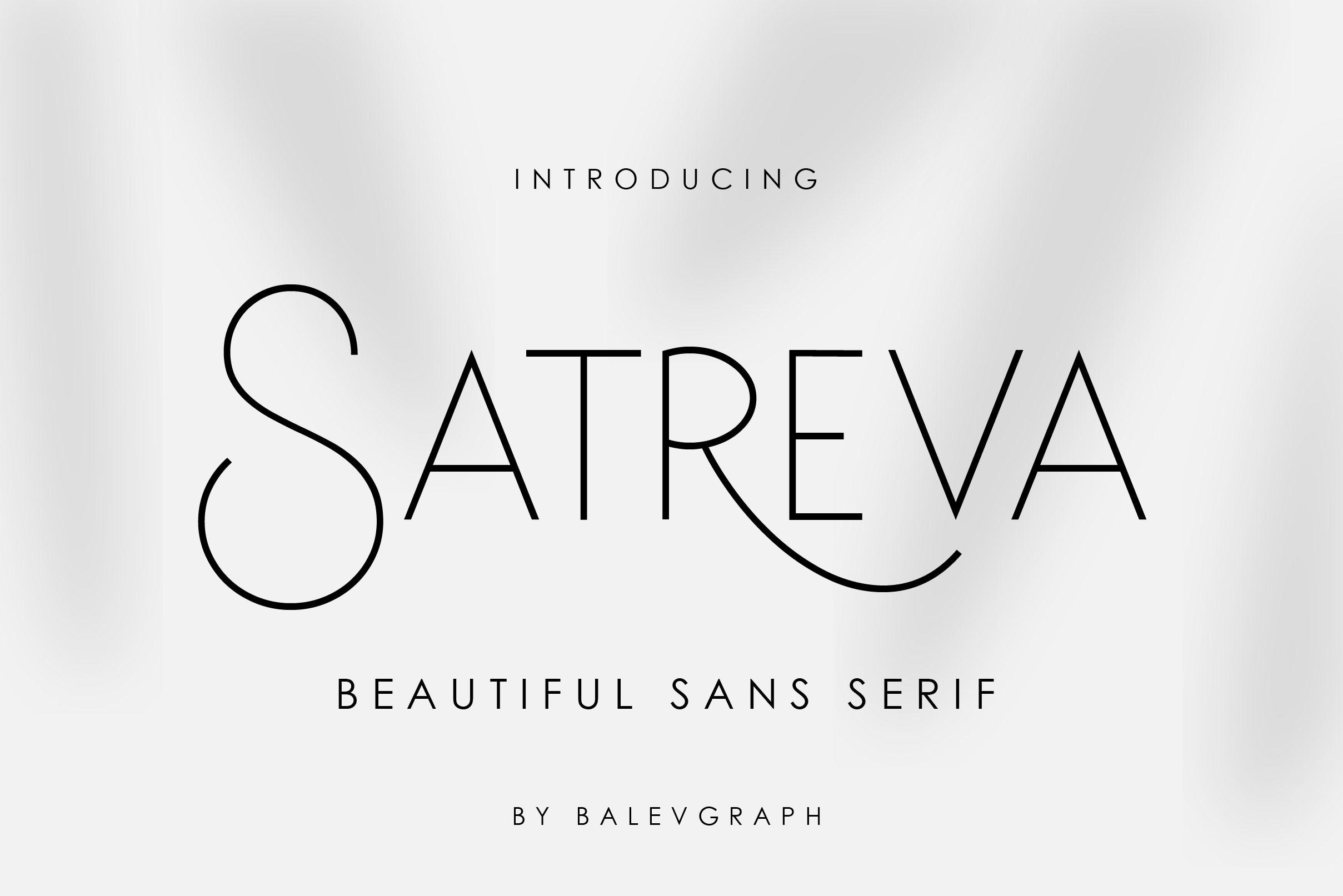 Satreva Font
