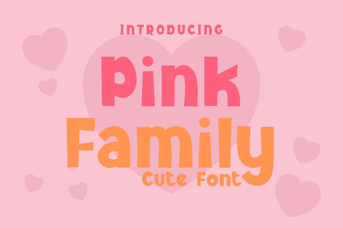 Pink Family Font