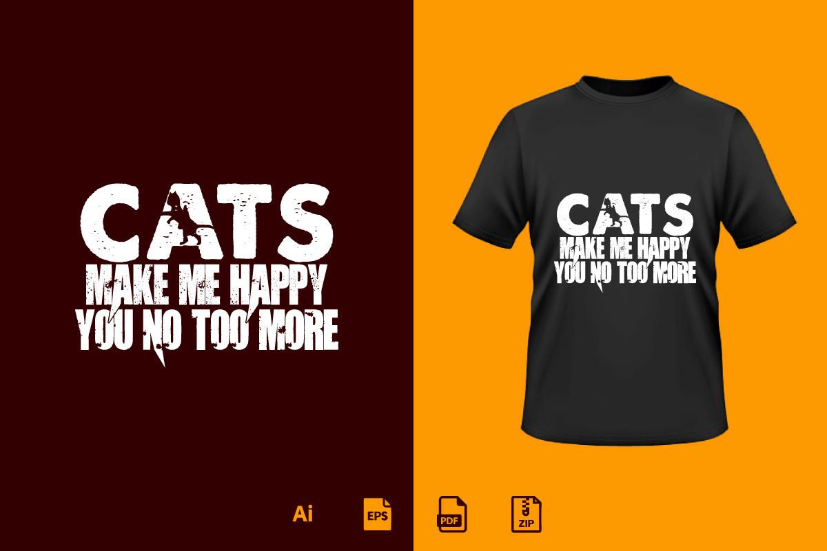 Cat Tshirt Design 23