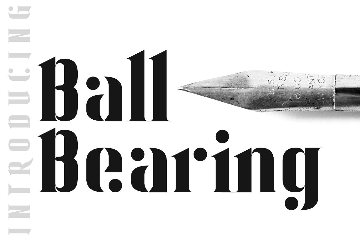 Ball Bearing Font