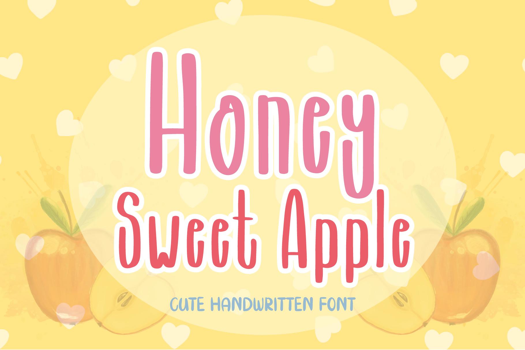 Honey Sweet  Apple Font
