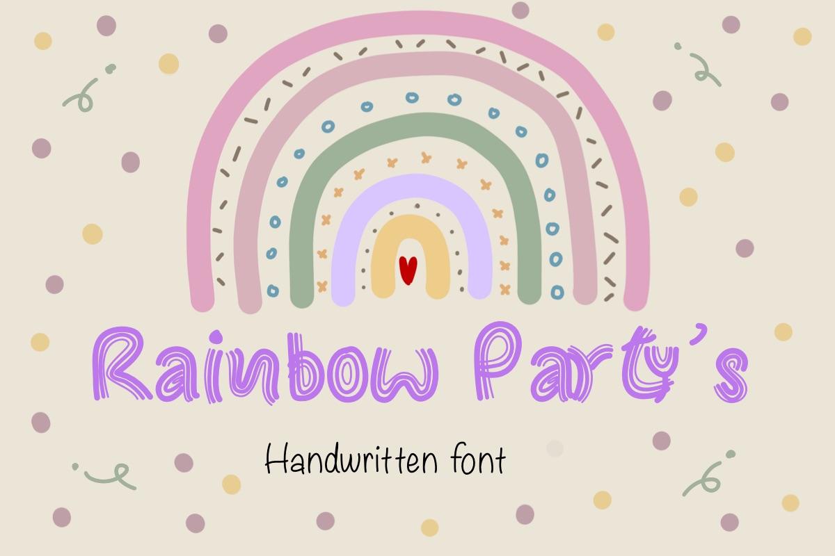 Rainbow Party Font