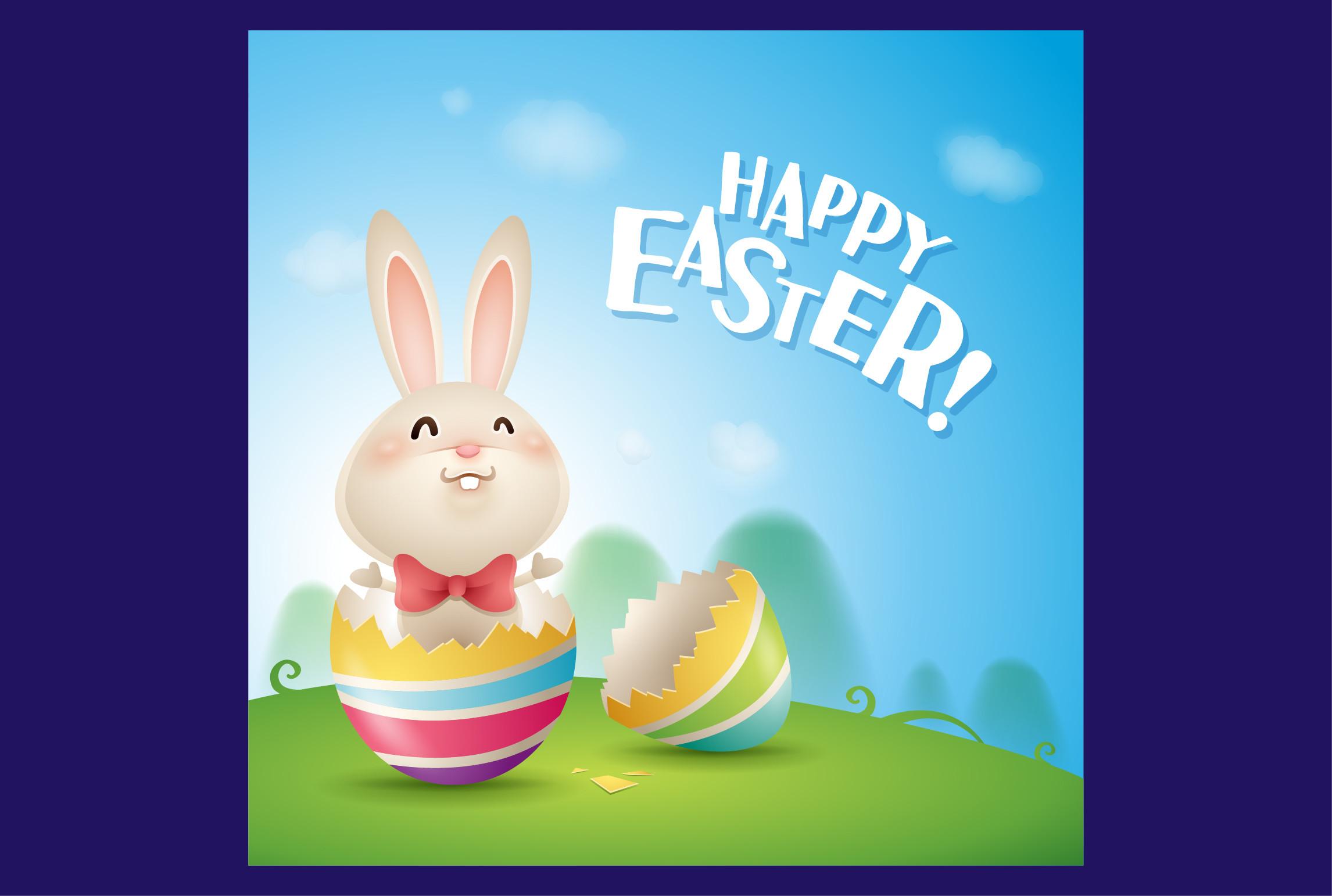 Easter Greeting Card Design