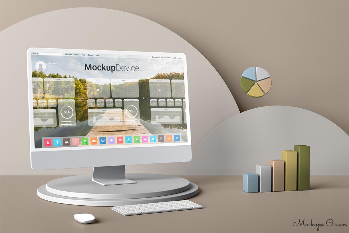 Monitor Display Mockup