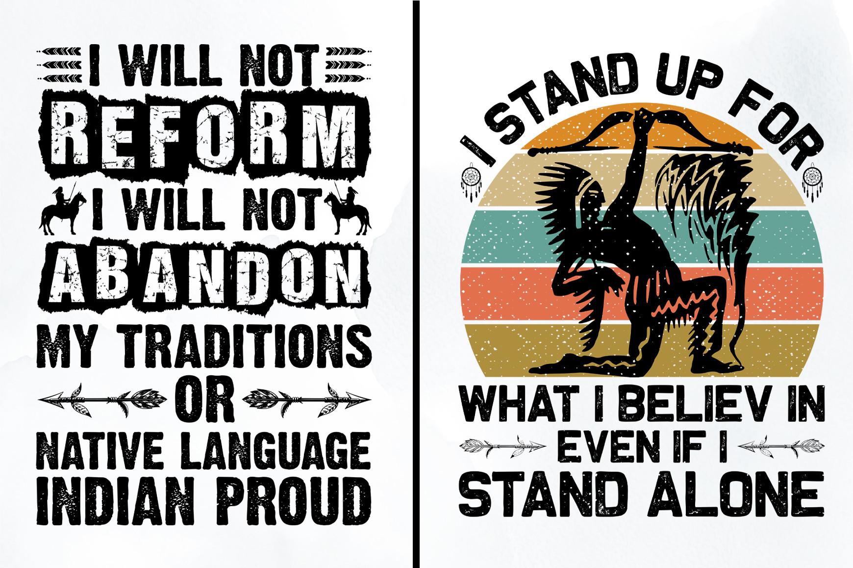 T-Shirt Design-Native American