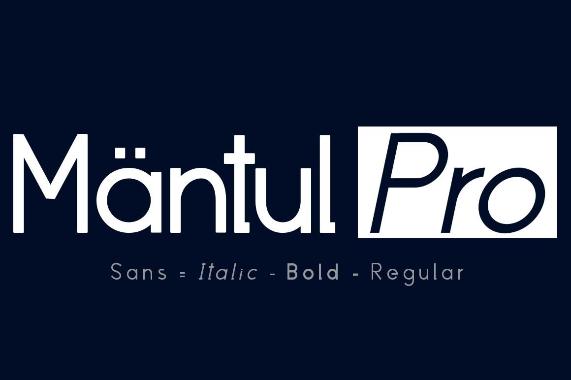 Mantul Pro Font
