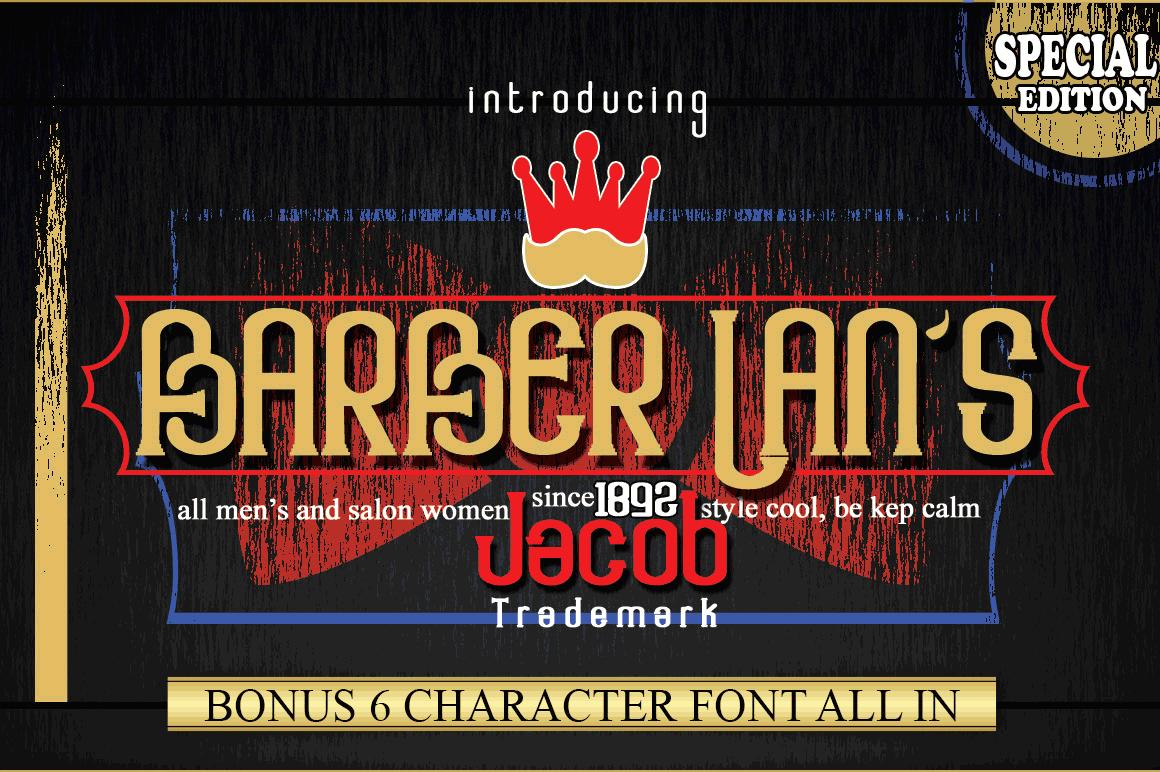 Barber Lan's Font