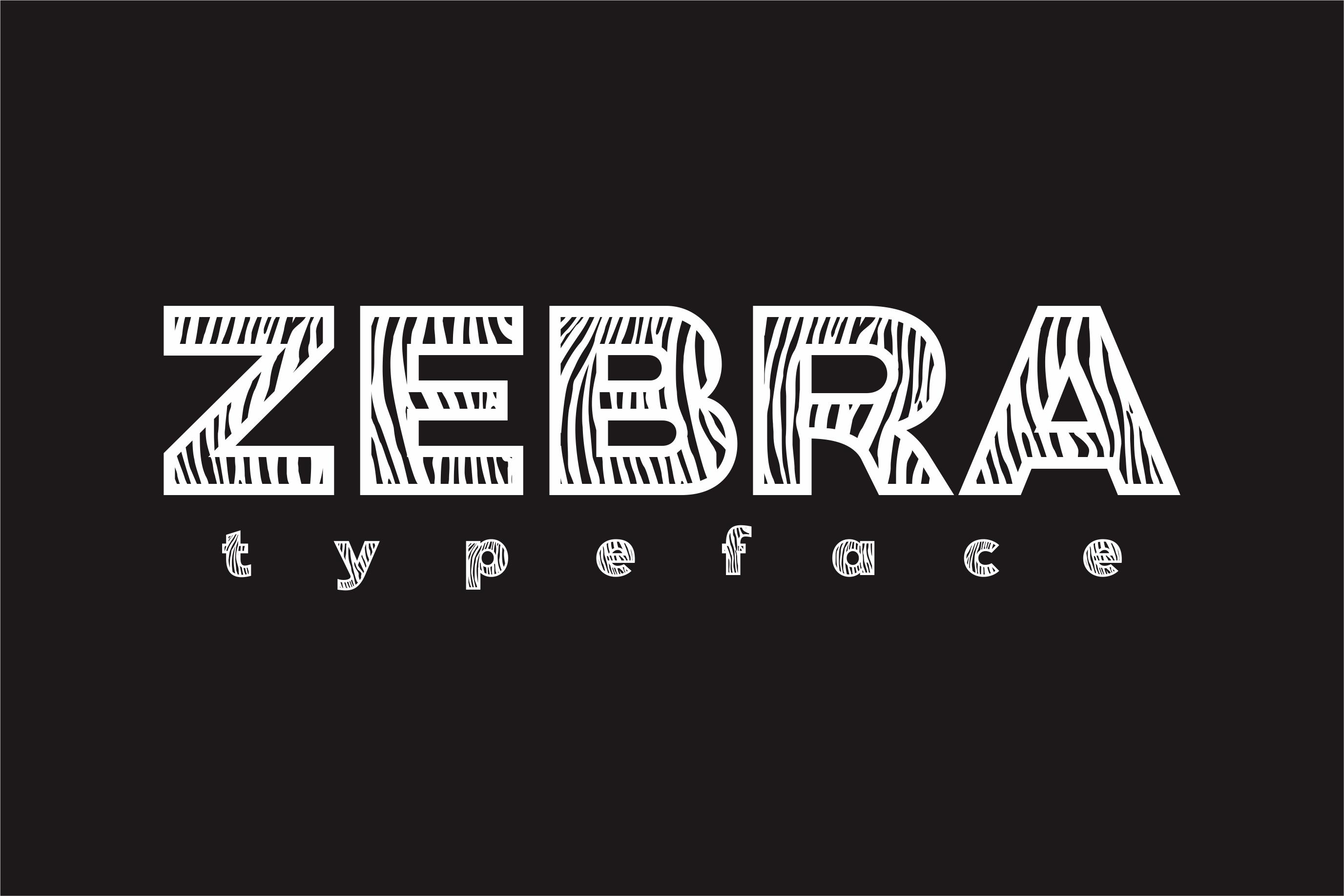 Zebra Font