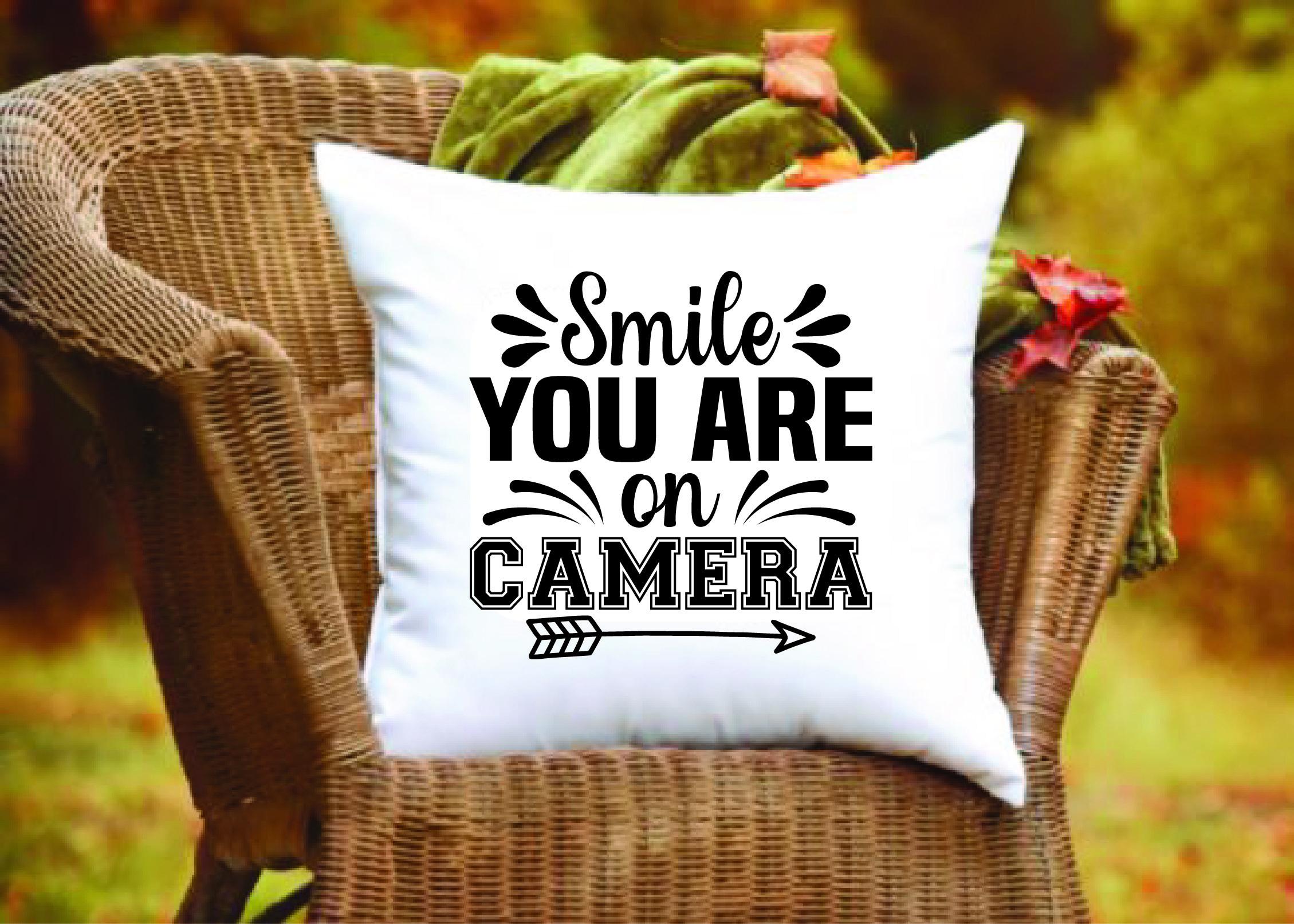 Doormat Svg Design,smile, You Are on Cam