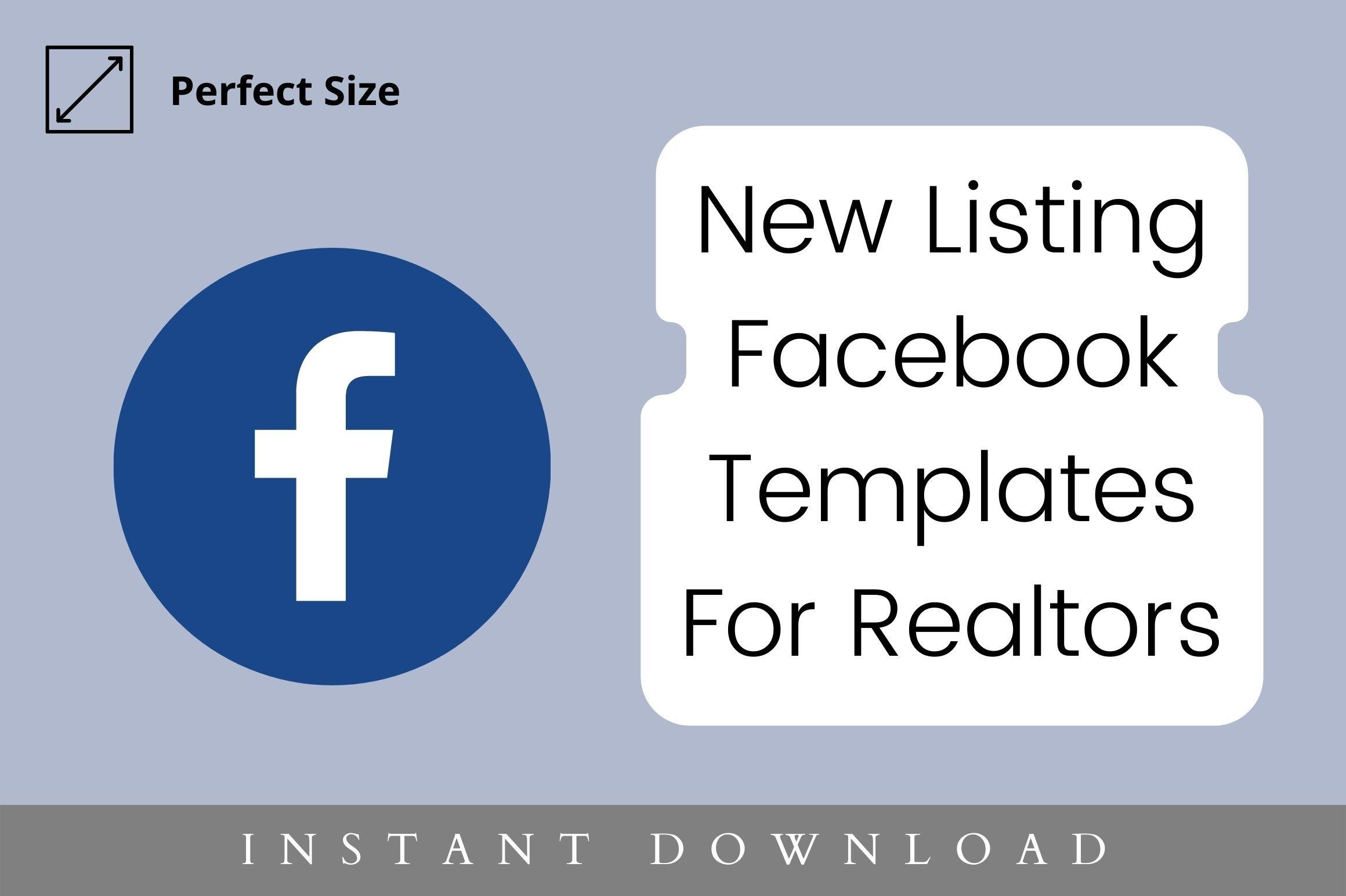 New Listing Facebook Templates