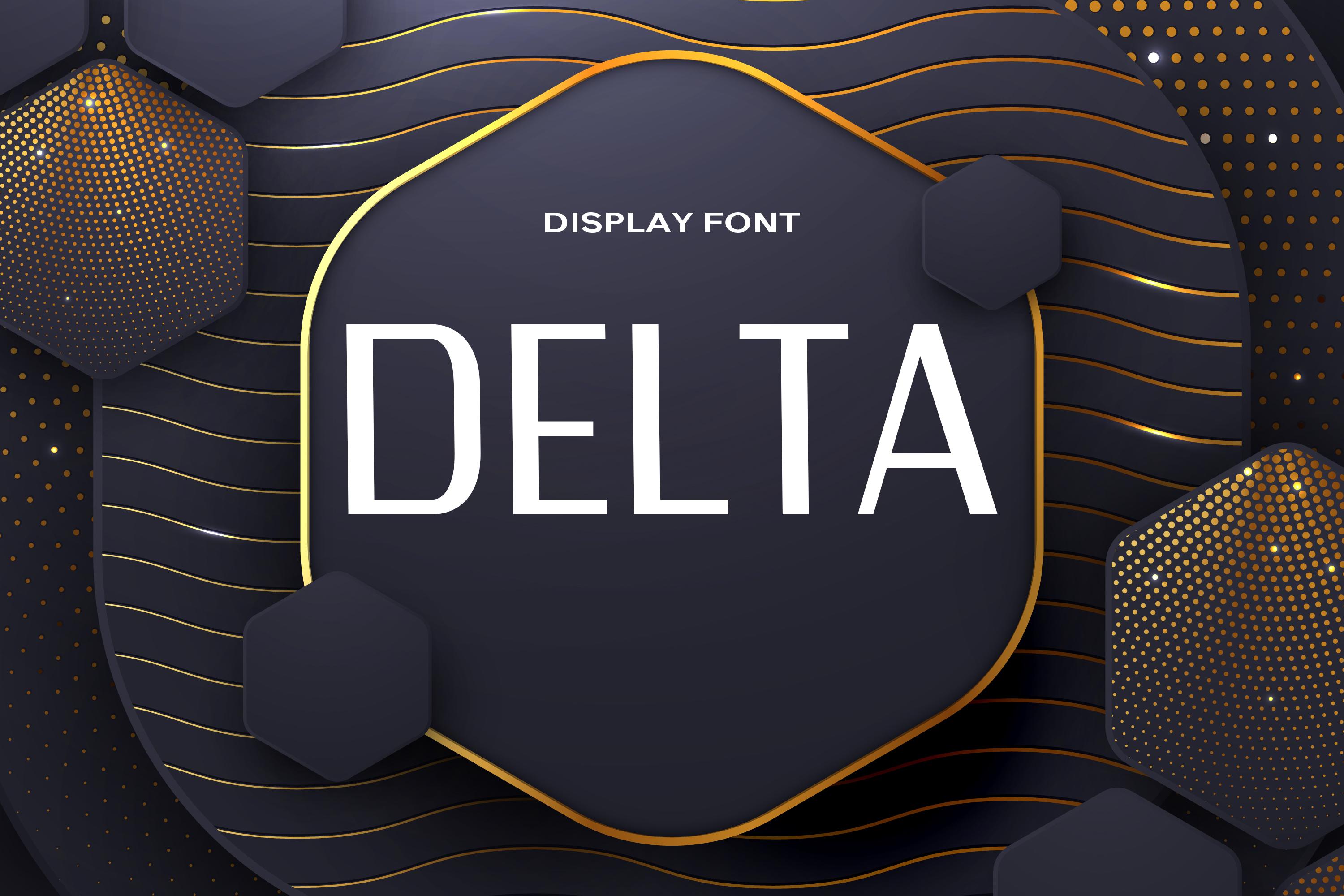 Delta Font