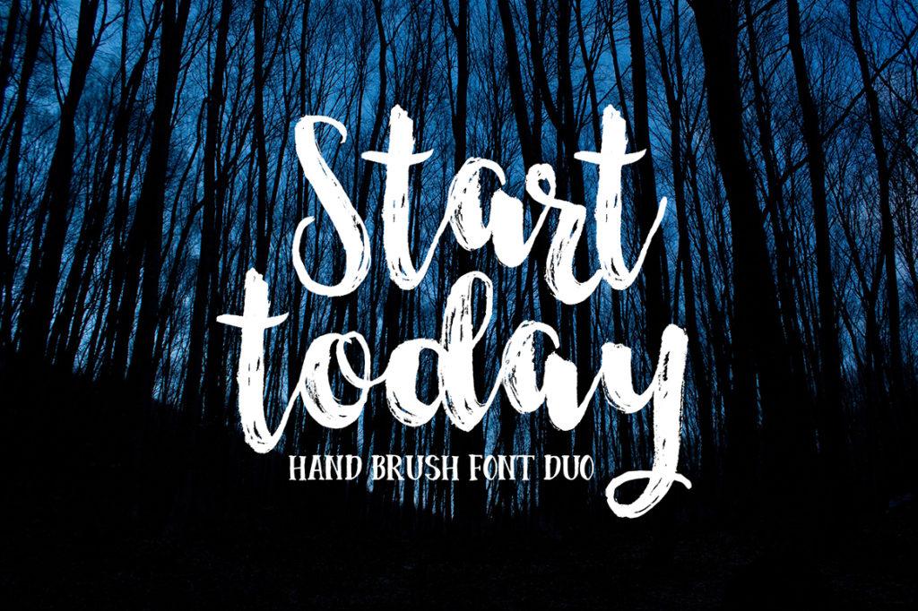 Start Today Font